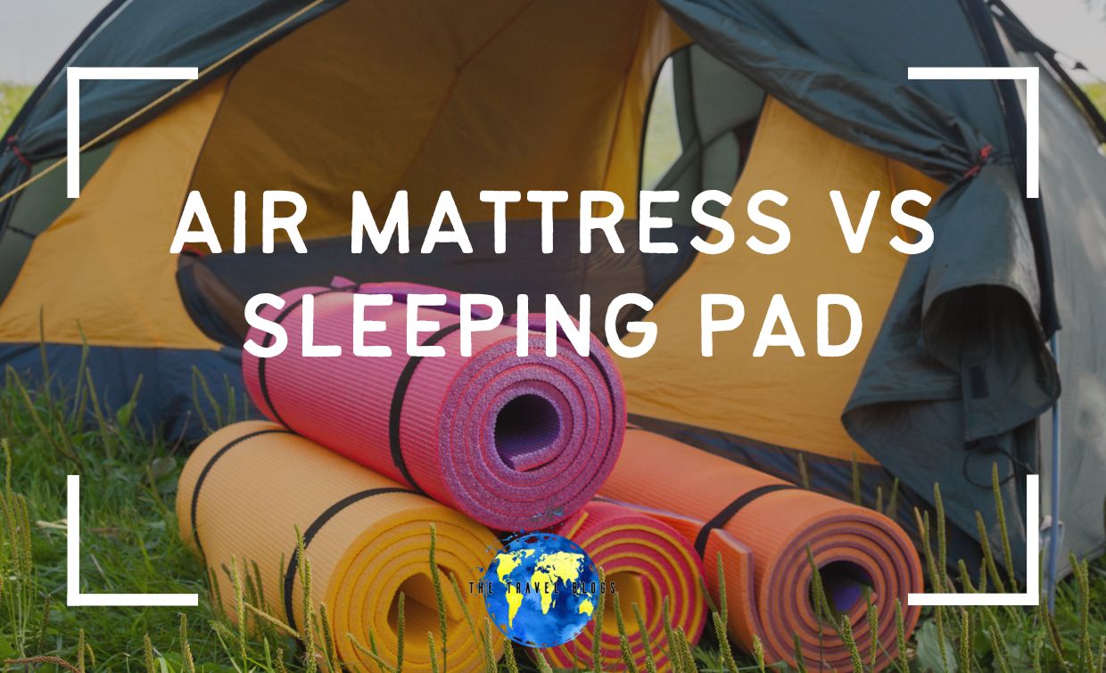 camping sleeping pad vs air mattress