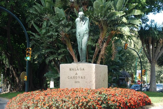 Statue of Pedro Espinosa outside the church, Antequera, Malaga